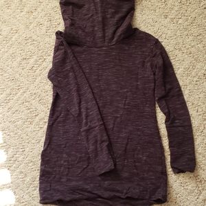 Purple Long Sleeve Turtle Neck